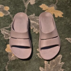 Slip-On Double-Strap Women’s Sandals in Light Taupe